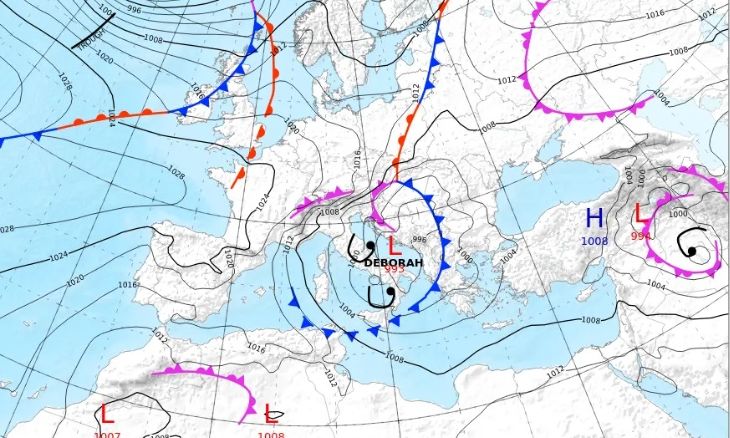 Καιρός – Κολυδάς: Έρχεται η κακοκαιρία «Deborah» με ισχυρές καταιγίδες και στην Αττική