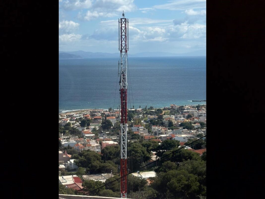Ανησυχία κατοίκων στην Αρτέμιδα για κεραία κινητής τηλεφωνίας ύψους 31,5 μέτρων