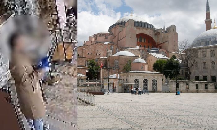 Συνελήφθησαν γιατί άνοιξαν ελληνική σημαία μέσα στην Αγιά Σοφιά τη Μεγάλη Πέμπτη