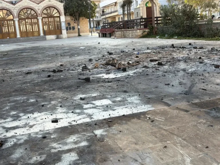 Κρήτη: Εικόνες καταστροφής από τα βαρελότα στο Ηράκλειο