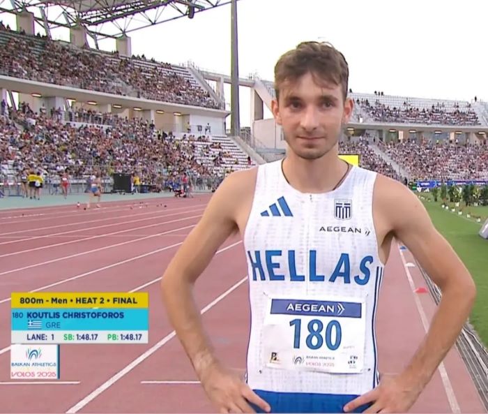 Πρωταθλητής Ελλάδος ο Ραφηνιώτης Χριστόφορος Κουτλής στο Πανελλήνιο Πρωτάθλημα Κλειστού Στίβου