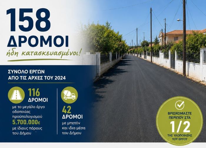 Σπάτα – Αρτέμιδα: Ένα από τα μεγαλύτερα προγράμματα οδοποιίας στην ιστορία βρίσκεται σε πλήρη εξέλιξη
