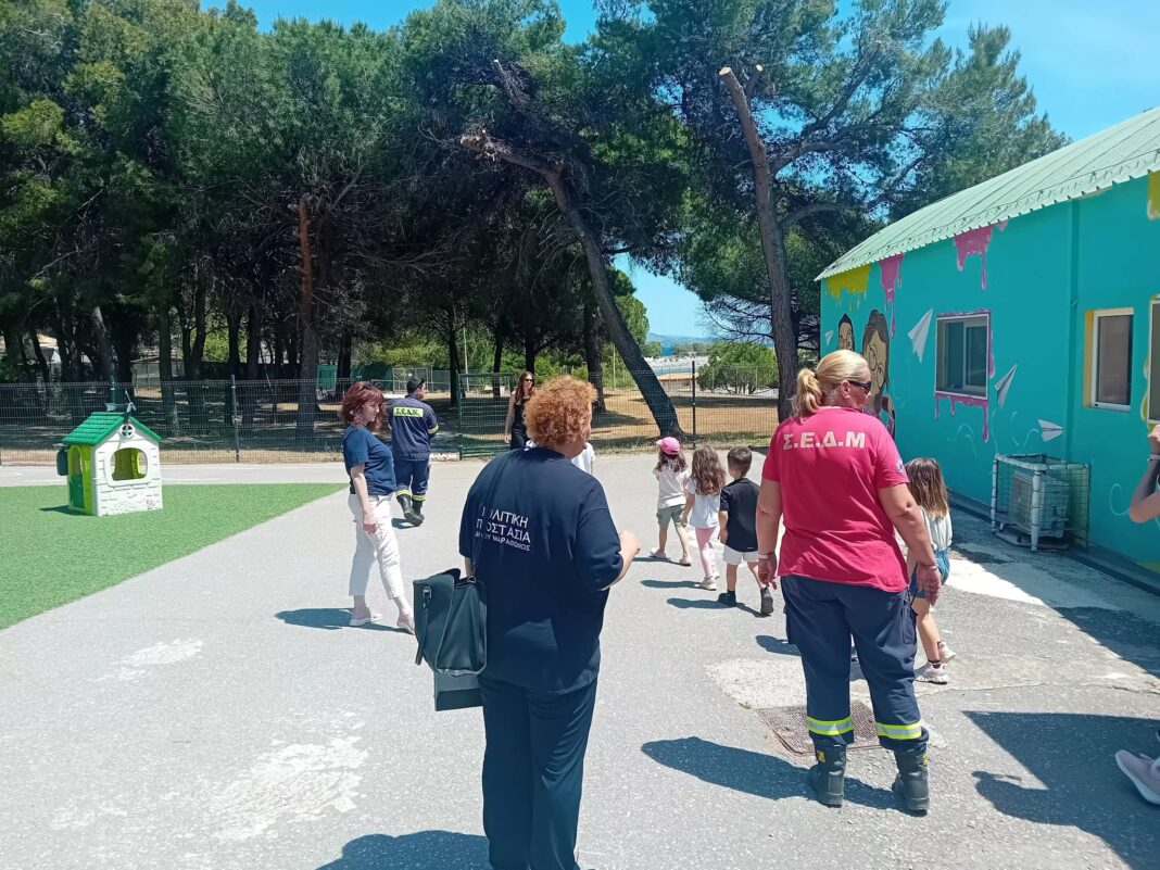 Άσκηση Πυρασφάλειας από την Πολιτική Προστασία Δήμου Μαραθώνος