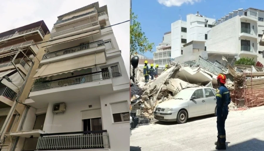 Πετράλωνα: Πέντε προσαγωγές μετά την κατάρρευση τετραώροφης πολυκατοικίας – Έρευνες για τα αίτια