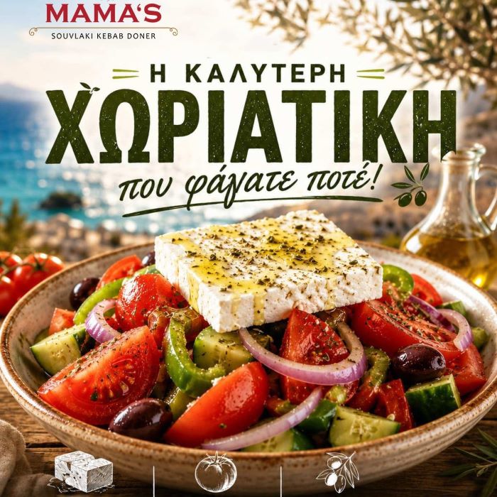 Mamas: Η καλύτερη χωριάτικη που φάγατε ποτέ!