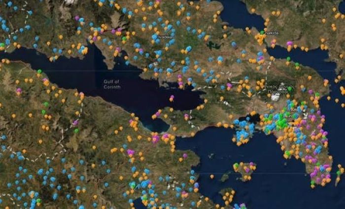 Το Αρχαιολογικό Κτηματολόγιο αναπτύσσεται στα γεωχωρικά υπόβαθρα του Εθνικού Κτηματολογίου