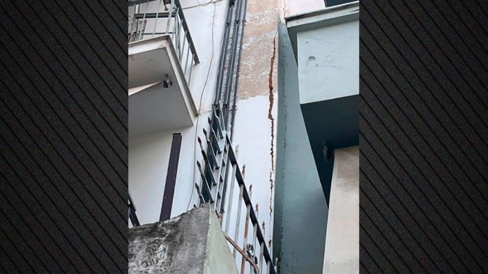 Ανησυχία στην Κυψέλη για ρωγμές σε κτίρια μετά τη διέλευση του μετροπόντικα