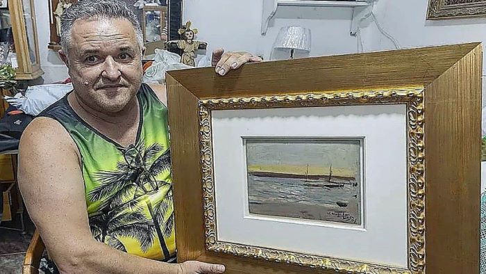 Πήρε πίνακα από το πεζοδρόμιο για την κορνίζα και ανακάλυψε ότι άξιζε 150.000 ευρώ