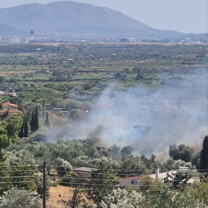 Φωτιά στα σύνορα Πικερμίου Σπάτων: πληροφορίες για νεκρό μέσα σε ι.χ – συνεχής ενημέρωση