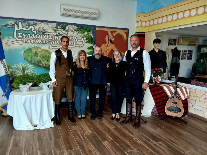 Με αγιασμό ξεκίνησε η νέα πολιτιστική χρονιά του Συλλόγου Κρητών Ραφήνας Πικερμίου