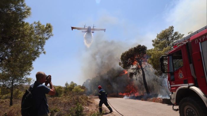 Νέος Κουβαράς: Σορός εντοπίστηκε μέσα σε ΙΧ από το οποίο φέρεται να ξεκίνησε η φωτιά