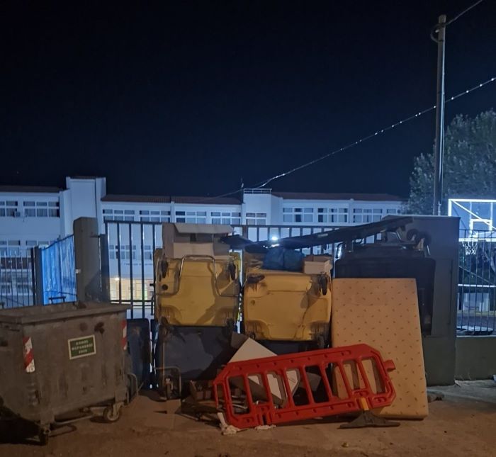 Περιστατικό βανδαλισμού στο 1ο Γυμνάσιο Νέας Μάκρης -παρενέβη η ομάδα “ΔΙΑΣ”